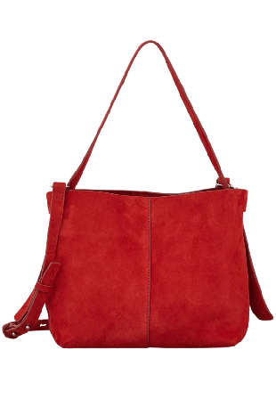 Becksöndergaard Suede Fraya Small Bag Väskor & plånböcker Dam Röd 24 x 22 cm