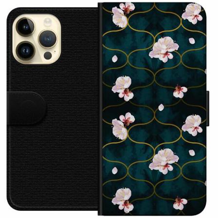 Apple Iphone 14 Pro Max Plånboksfodral Blommor