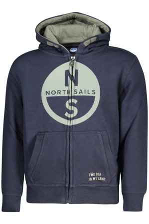 North Sails Felpa Con Zip Bambino Blu
