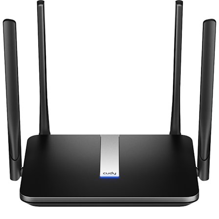 Cudy Wi-Fi Router X6 AX1800 Gigabit Wi-Fi 6 Mesh Svart