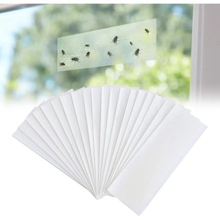 20 insektfælder, klæbefælder, vinduesfluefælde, selvklæbende insektfælder,