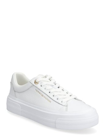 Tommy Hilfiger Th Foxing Platform Leather - White - 37