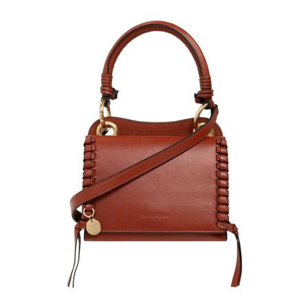 See by Chloé, Tilda Mini shoulder bag Bruin, Dames, Maat:ONE Size,leer