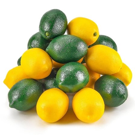 20 stk kunstige citroner til hjem, køkken, festival, festdekoration, bryllupsdekoration