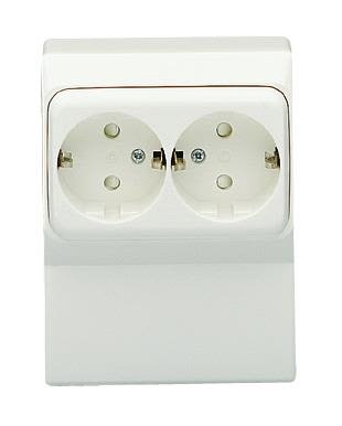 ABB Jussi 302EUC1L Sokkelboks 2-veis, MJ, Strømbrytere & vegguttak