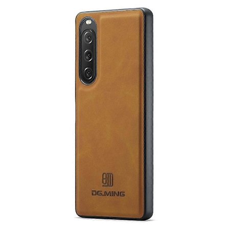 Skal för Sony Xperia 10 V Mobiltelefon PU Läder+PC+TPU Fodral