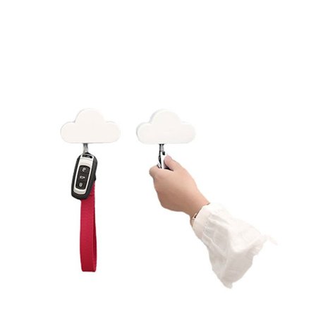 Magnetisk veggmontert nøkkelholder søt sky nøkkelholder krok nøkkel H