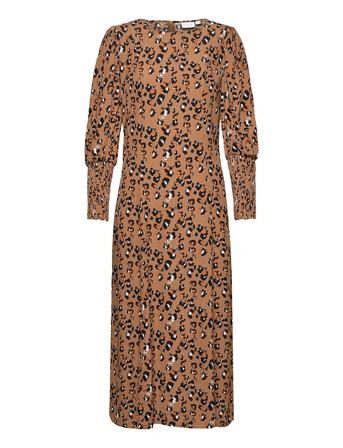 Vikittie L/S Midi Dress/Pb Brown Vila