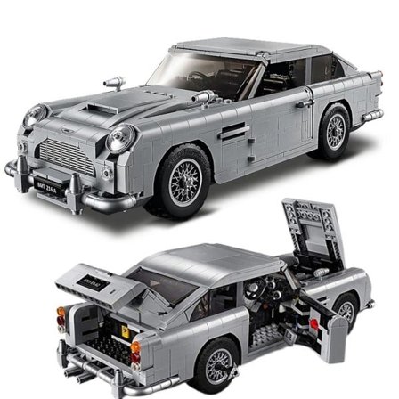 Teknisk James Bond DB5 Aston Martin Classic Bil Bygningsblokker Leker For barn