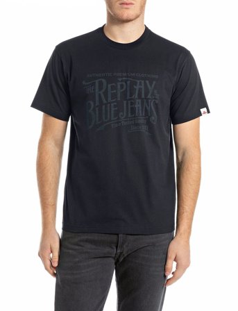 Replay T-Shirt Regular - Black - L