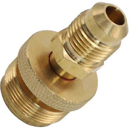 1lb Propantank Burk Regulator Adapter Anslutning Konvertera till 3/8" Hane Flare, Portabla Camping Grill Spis Delar
