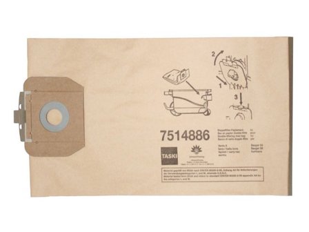 Taski Dammsugarpåse Vento 8(S), Baby Bora-dammsugarpåse 10 x 8l 10/fp - Lyreco - Städ och hygien - Dammsugare - Dammsugarpåsar