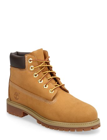 Timberland Timberland Premium 6 Inch Lace Up Waterproof Boot Wheat - Beige - 33