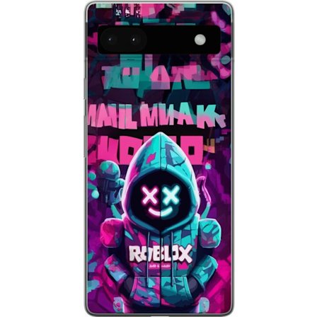 Kompatibel Mobilcover til Google Google Pixel 6a Neon Hoodie Gamer stilfuldt motiv med gaminginspiration og neonfarver