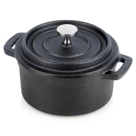 Serveringsgryta i gjutjärn med lock CAST LINE 10 cm, 250 ml-FM-