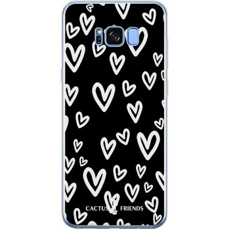 Yhteensopiva Puhelinkuori Samsung Samsung Galaxy S8+ Cactus and Friends - Handdrawn Love Chaos