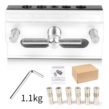 Itsekeskittyvä vaarnajig-sarja, vino reiän paikannus A A