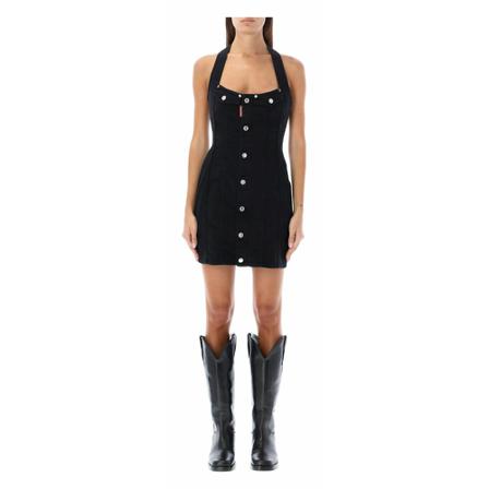 Dsquared2, Short Dresses Zwart, Dames, Maat:S