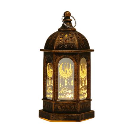 Eid Mubarak vindlanterne Ramadan Moon Star Castle Lanternepynt til islam muslimsk fest bryllupsdekoration gaveartikler