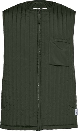 Rains Liner Vest Unisex unlined vests Green L