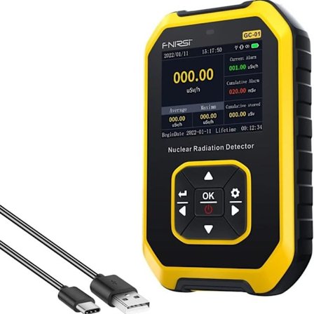 Geigertæller dosimeter strålingsdetektor til måling af radioaktivitet