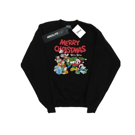 Herr Mickey And Friends Winter Wishes Sweatshirt L Sort Black