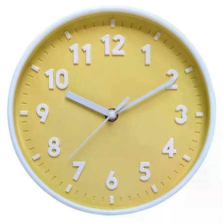 20 cm Tyst Väggklocka Enkel Digital Väggklocka Heminredning Kubisk Digital Klocka Kvarts Väggklocka för Sovrum Sovsal Ch