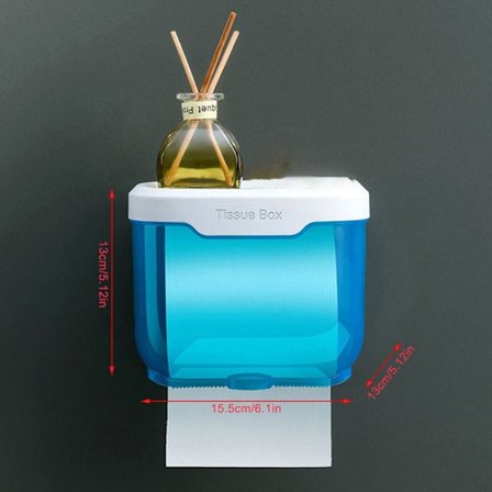 Toiletpapirholder Opbevaring Tissue Holder BLUE S