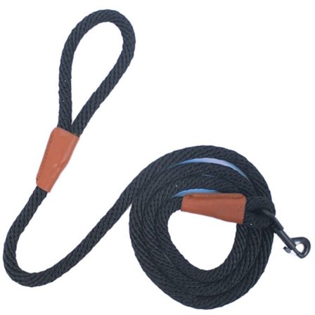6FT Hundesnor Stærk Reb Hundesnor SORT