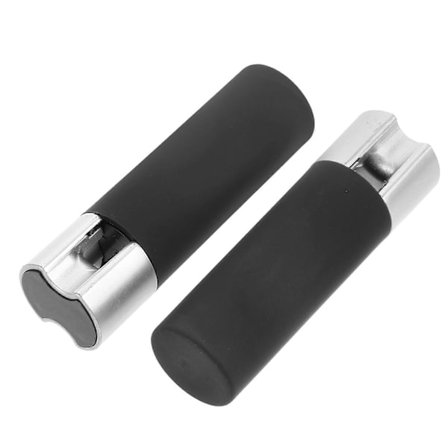 Sorte snorevægte til persienner med frostede håndtag – 2 stk. til lodrette persienner og gardiner, vægtede træksnorsvedhæng for sikker pasform, nem 