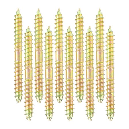 10 KPL M6 Sinkitty tappiruuvi Sinkitty rauta Kaksipäinen ruuvi Itsekierteittävä huonekaluruuvi