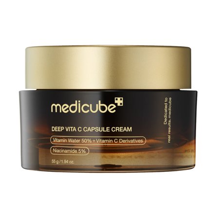 MEDICUBE Viso DEEP - Deep Vita C Capsule Cream 55g - Crema giorno antimacchie