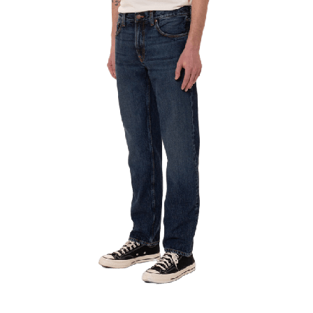 Nudie Jeans Gritty Jackson Blue Soil Herr Blå W28/L32