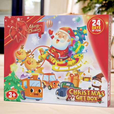 2021 Adventskalender 24st Leksaker JulleksakerBilar För Barn Present