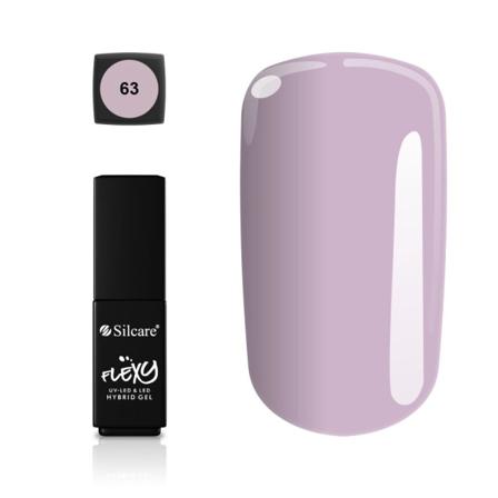 Silcare - Flexy - Hybrid Gel - Color: 63 - 4,5 Gram Lila