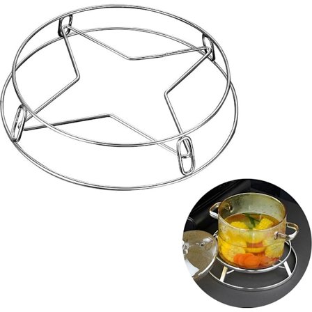 Pandeholder - Gryde St& - Grillholder i rustfrit stål - Dampgitter - Madlavnings St& - Pandeunderlag