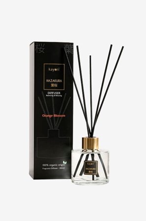 Kayori - Tuoksutikut Hazakura 100 ml - Läpinäkyvä - Tuoksukynttilä & tuoksutikut - - Homeroom