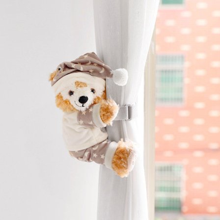 StellaLou Duffy ShellieMay Gelatoni Plysch Gardin Tieback Tecknad Gardin Draperi Holdback Modell Docka För Barnrum