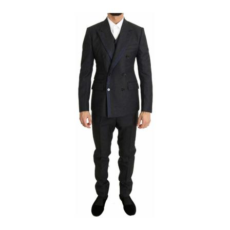 Dolce & Gabbana Double Breasted Suits Grå, Herre Jakkesæt