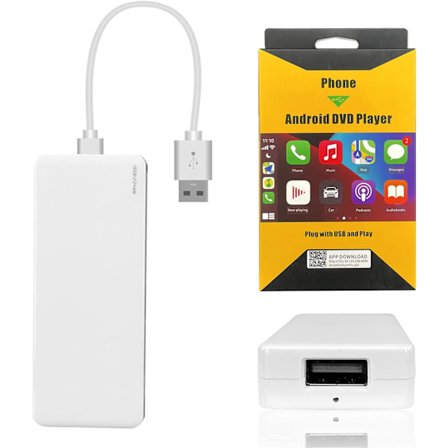 2025 Nyeste Modell Kablet CarPlay Adapter USB-dongle for Android Bilradio med Versjon 4.2 eller Senere, Kablet Tilkobling for CarPlay Android