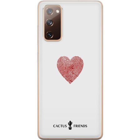 Yhteensopiva Puhelinkuori Samsung Samsung Galaxy S20 FE Cactus and Friends - Fingerprint Love