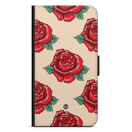 Bjornberry Fodral iPhone 12 Pro Max - Rosor Mönster