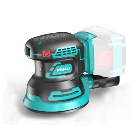 125 mm børsteløs tilfeldig orbital elektrisk sliper tre kvern polering sliping sliping maskin 3 hastighet