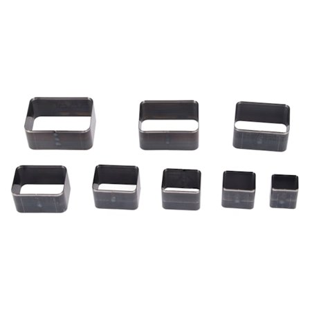8 kpl nahkapunsselin muotti korkean hiiliteräksen ontto ponssi muotti leikkuri sarja vyölaukulle lompakolle