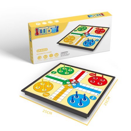 Fia med Knuff/Ludo Magnetisk - Brädspel Flerfärgad-FQ-