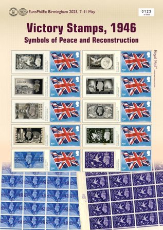 England - Europhilex - Postfrisk udstillingsark