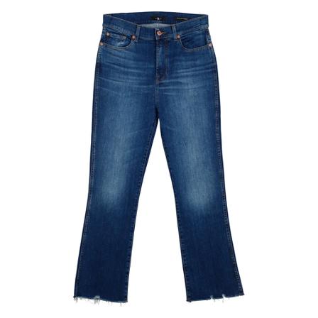 7 For All Mankind Jeans Slim kick Jswbc120Sh , Blauw , Dames , Maat: W25