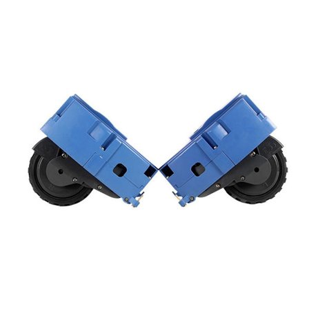 Fejemaskine Walking Wheels Støvsugerhjul BLÅ VENSTRE&HØJRE