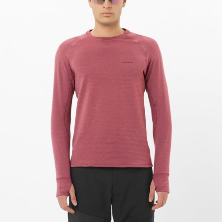 Salomon - Pull-over à col rond pour homme Essential Lightwarm - Nocturne