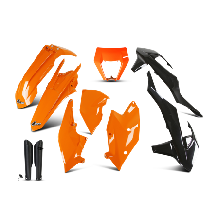 Enduro Plastic Set UFO Volledig - KTM 300 EXC 2017-2017